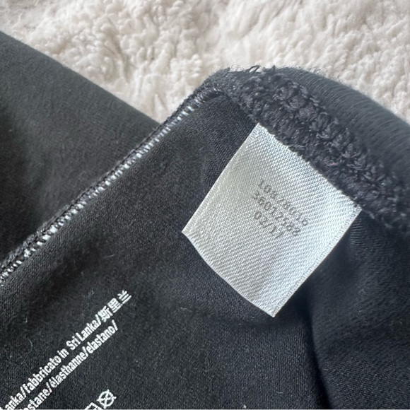 Victoria's Secret PINK | Black Mid-rise Fold Over Yoga Pants | Size Small - Picture 7 of 11